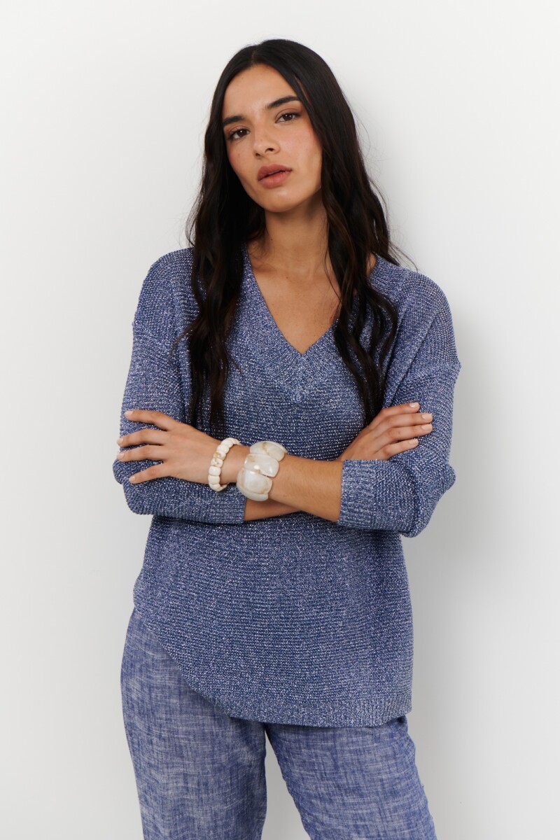 SWEATER V BLINK AZUL