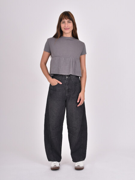 REMERA OLIVO GRIS OSCURO