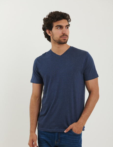 520770 T-SHIRT NAVIGATOR Azul Oscuro Melange