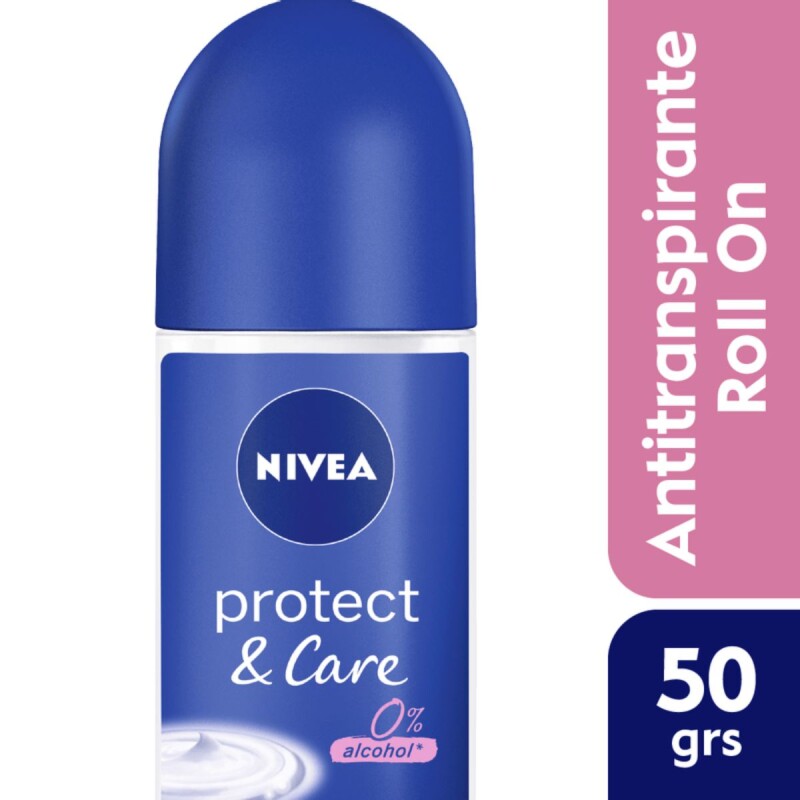 Desodorante Nivea Roll On Antitranspirante Protect Care 50 ML Desodorante Nivea Roll On Antitranspirante Protect Care 50 ML