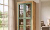Cristalero 2 Puertas 1 Cajón Material Natural - Mari Verde
