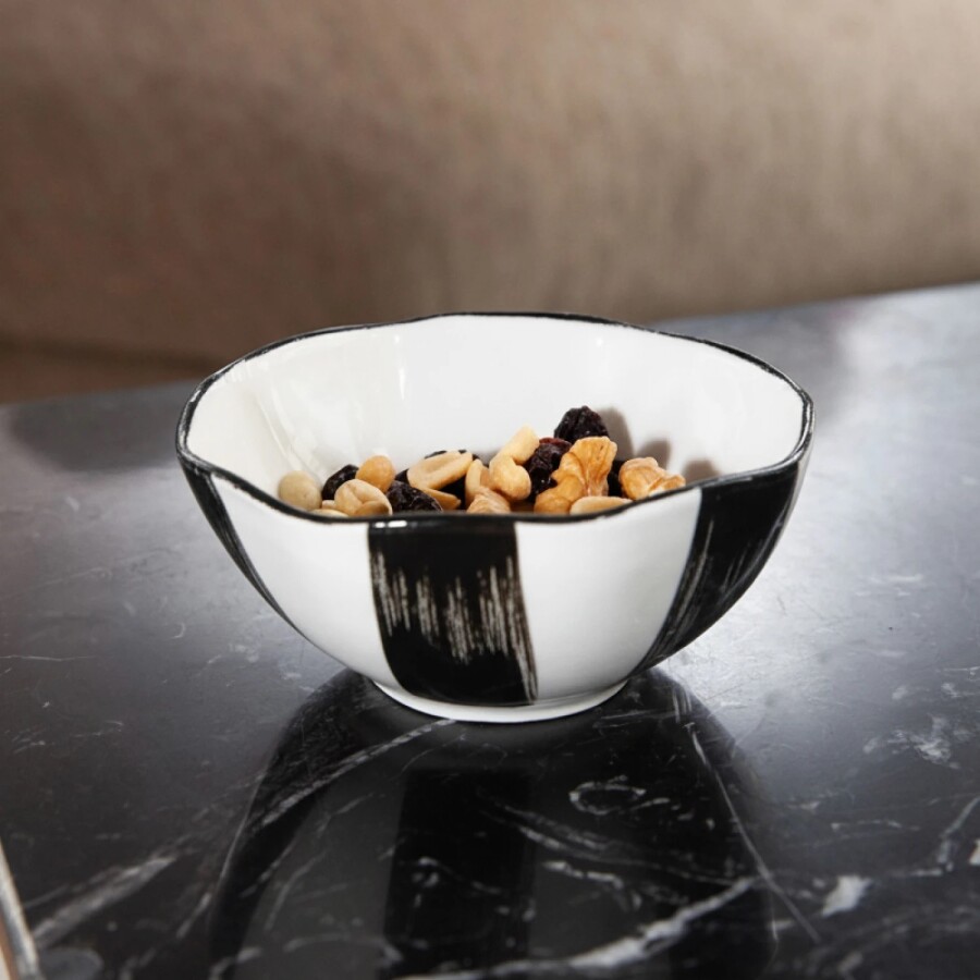 Bowl de Cerámica a Rayas Black