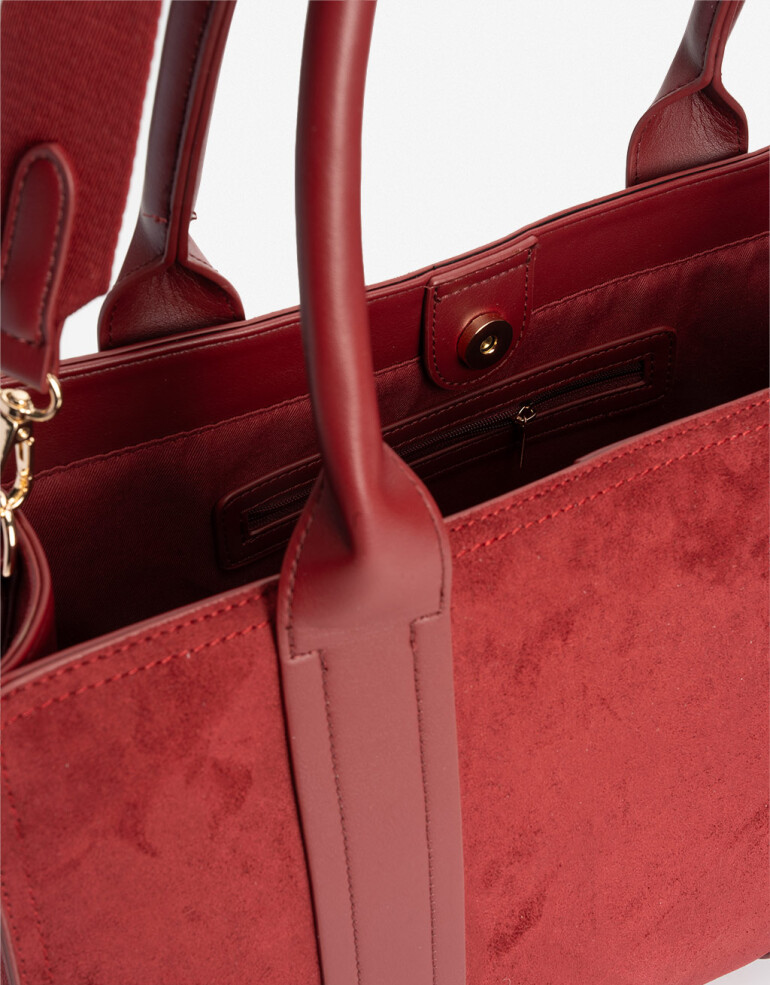 Shopper Cartera Shopper Burgundy - Rojo Burdeaux