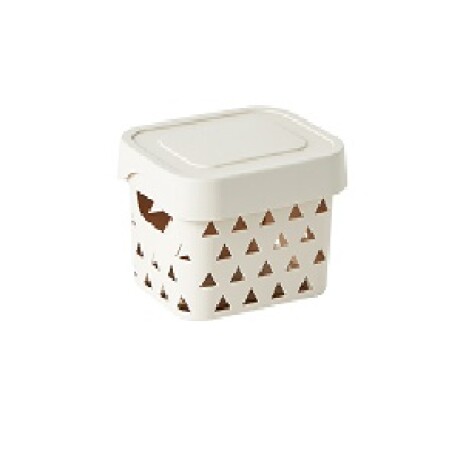 Organizador con tapa S beige