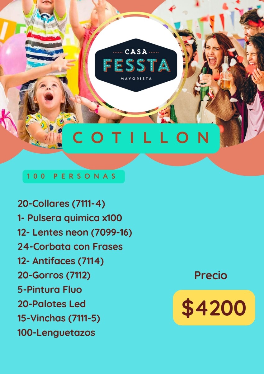 Cotillon 100 Personas 