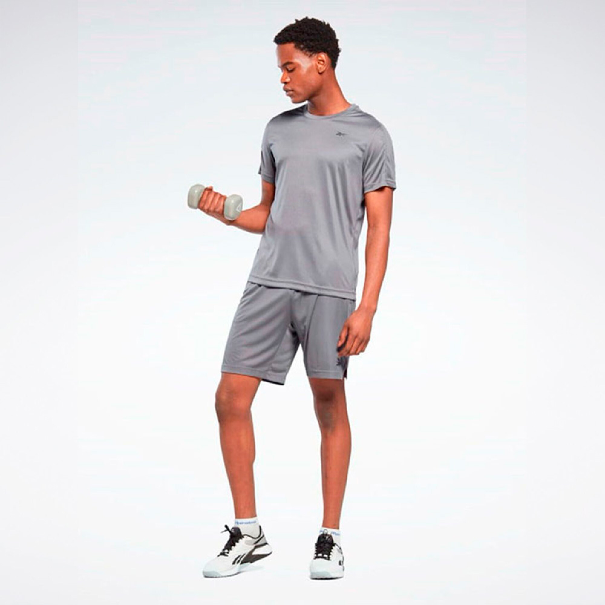 Short Training Comm Knit Hombre - Gray — Pricebox