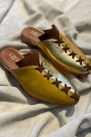 Suela Shoes Dorado Y Mostaza