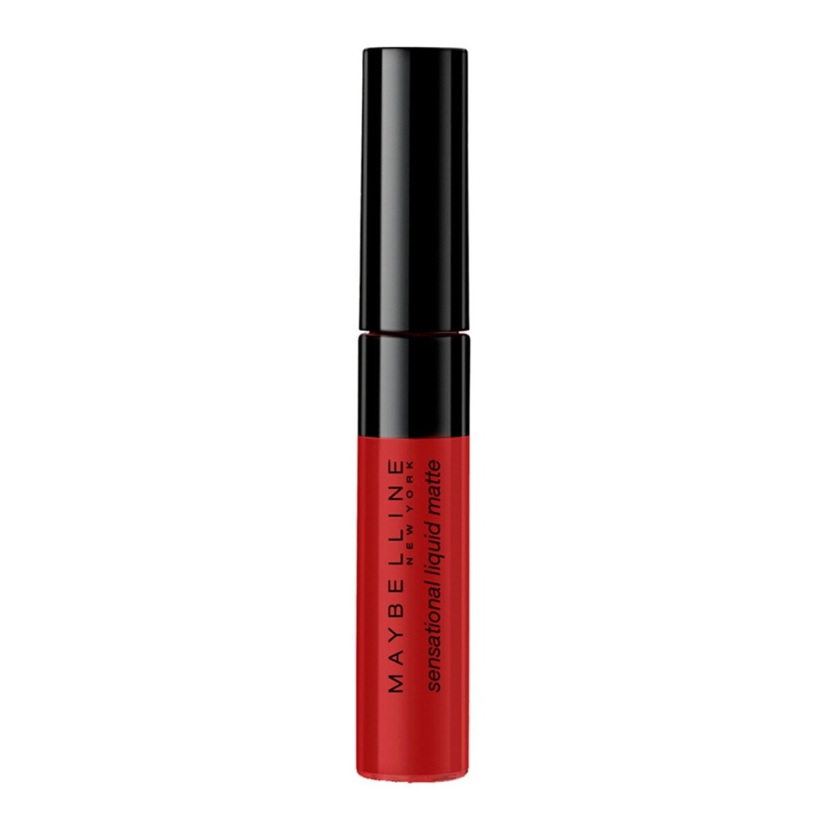 Maybelline Labial Líquido Matte Carnival Red – Color Intenso y Larga Duración 