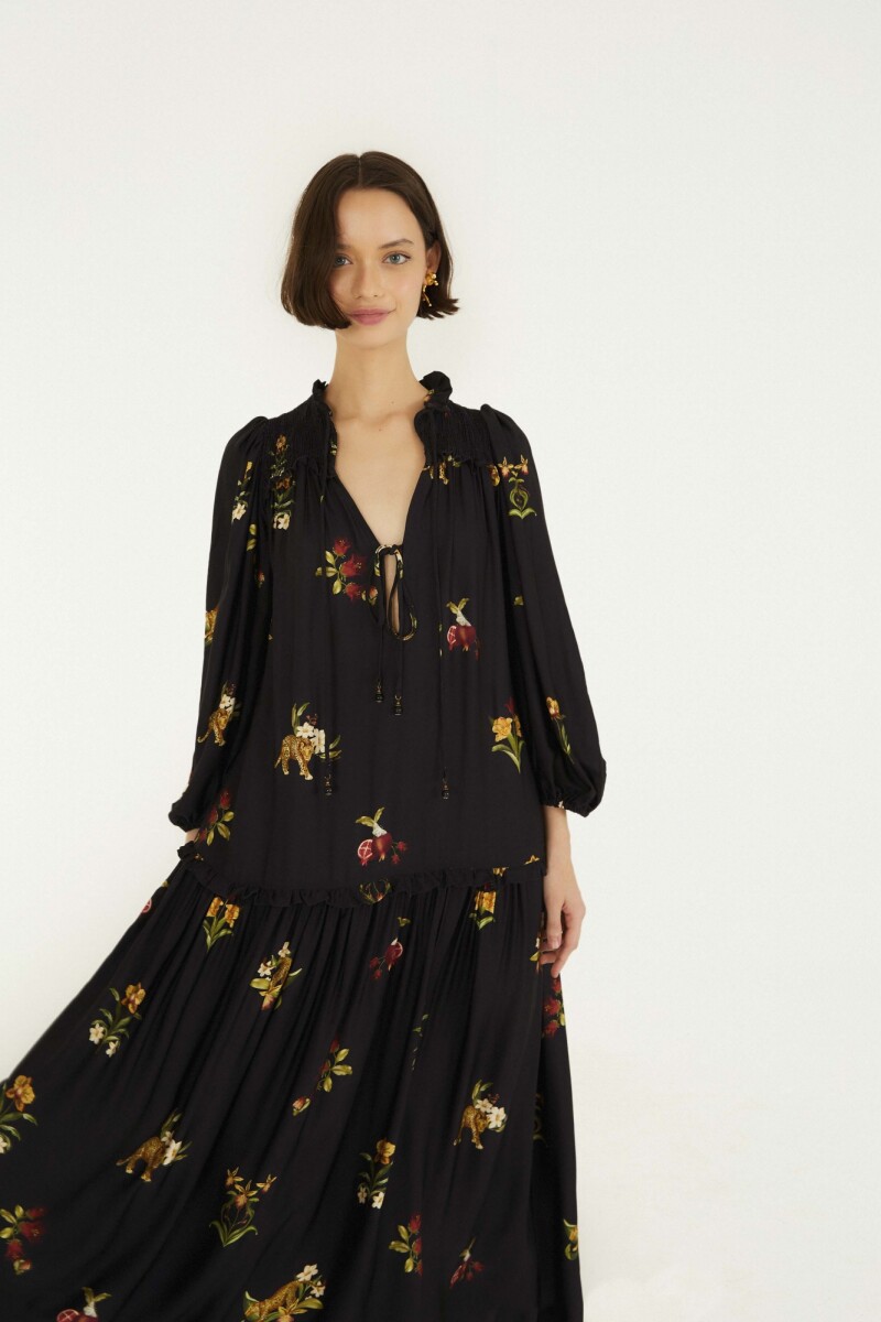 VESTIDO LARGO Negro