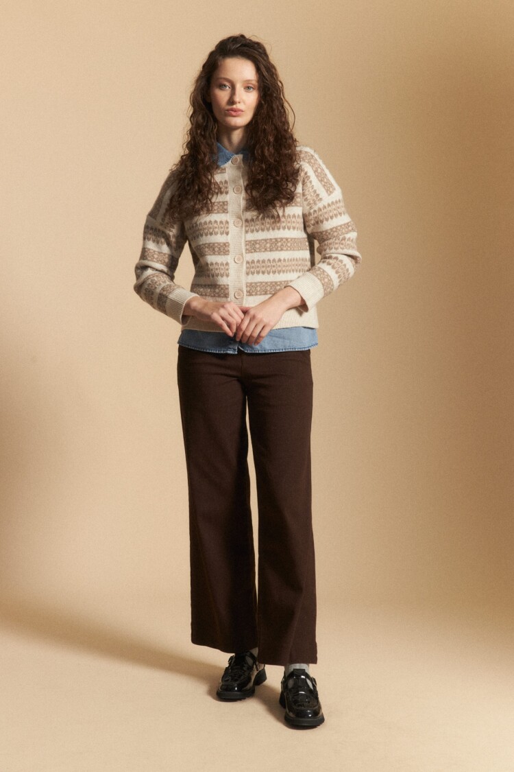 CARDIGAN FAUSTA Crudo