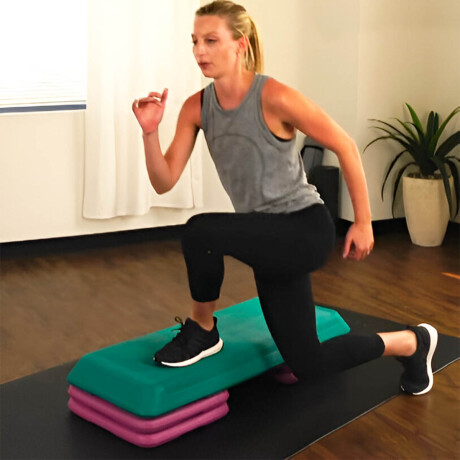 Step Pro 72x36Cm 3 Alturas Ajustables Expert Fitness Multicolor