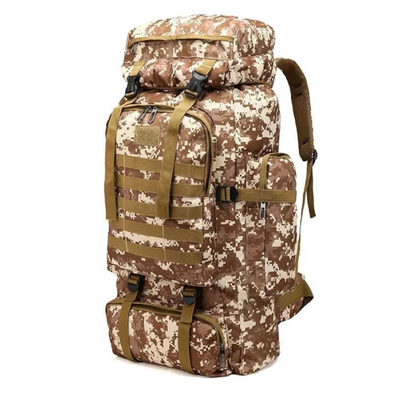 Mochila Táctica Militar 80L Trekking Camuflado