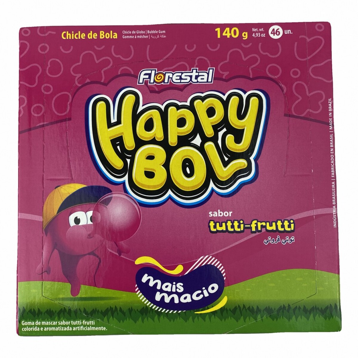 Chicle Happy Bol x46 - Tutti Frutti 