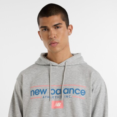 Canguro New Balance de Hombre - Relaxed Linear - MT51928AG GREY