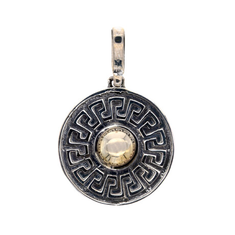 Colgante de plata 925 y double en oro 18 ktes. Colgante de plata 925 y double en oro 18 ktes.