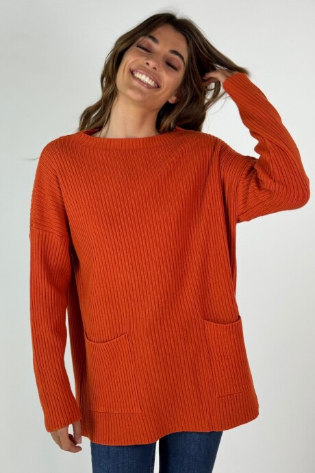 SWEATER AURELIO NARANJA