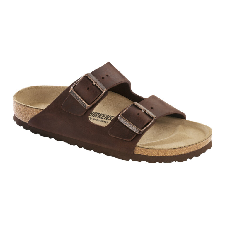 Sandalia Arizona Oiled Leather - Regular Marron