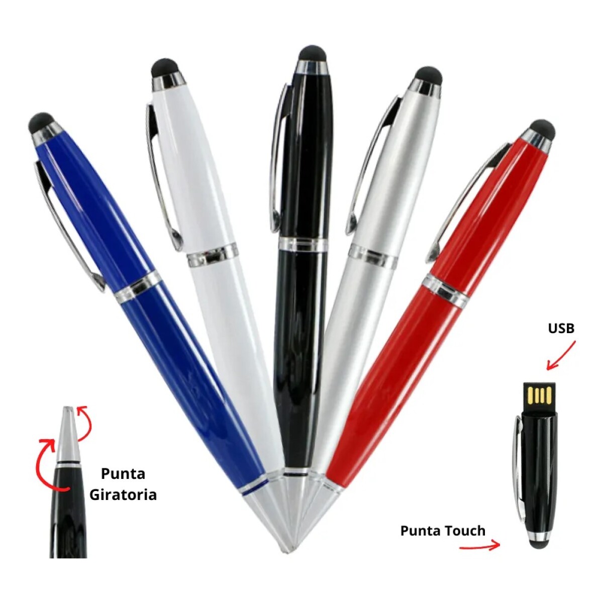 Kit Lapicera Pendrive con USB y Estuche 