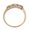Anillo de oro amarillo 18k con circonias N9362 Anillo de oro amarillo 18k con circonias N9362