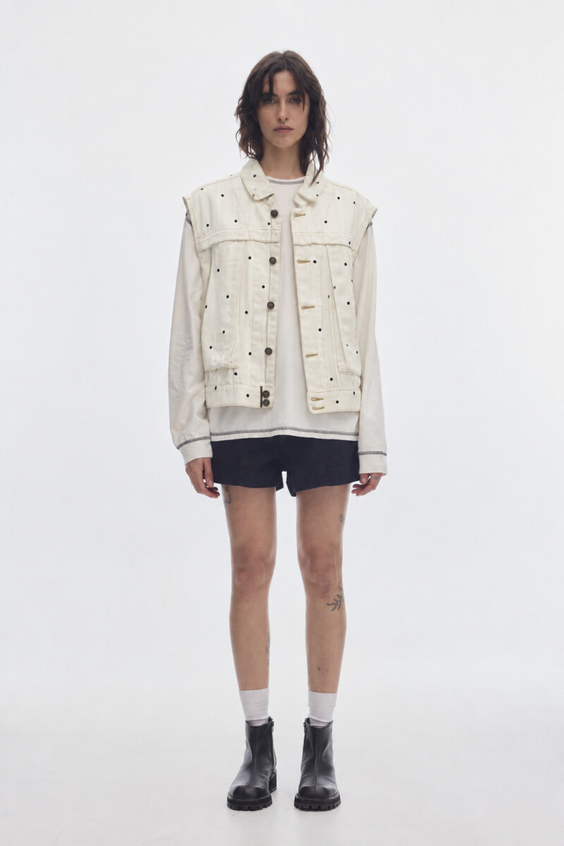 Chaleco Explorer - Dots Cream 