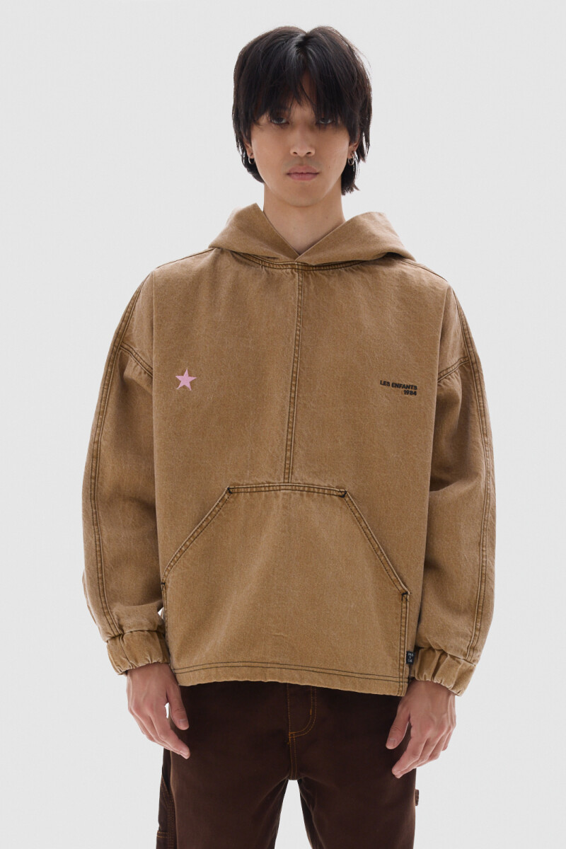 Hoodie Cooper Camel