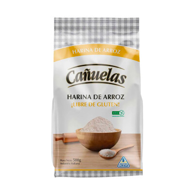 Harina de arroz sin gluten 500g Cañuelas Harina De Arroz S/g 500g Cañue