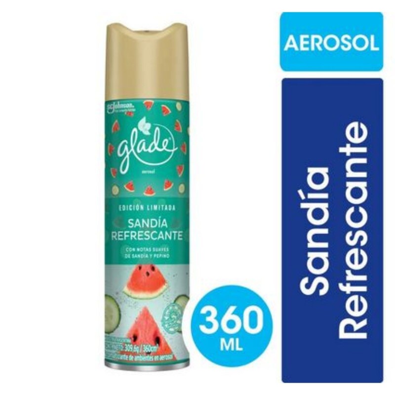 Desodorante de Ambiente Glade Aerosol Sandía Refrescante 360 ML Desodorante de Ambiente Glade Aerosol Sandía Refrescante 360 ML