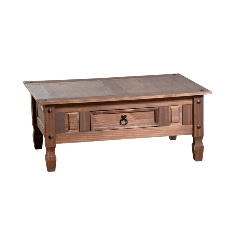 Mesa de centro Lumax de 2 cajones madera maciza Mesa de centro Lumax de 2 cajones madera maciza