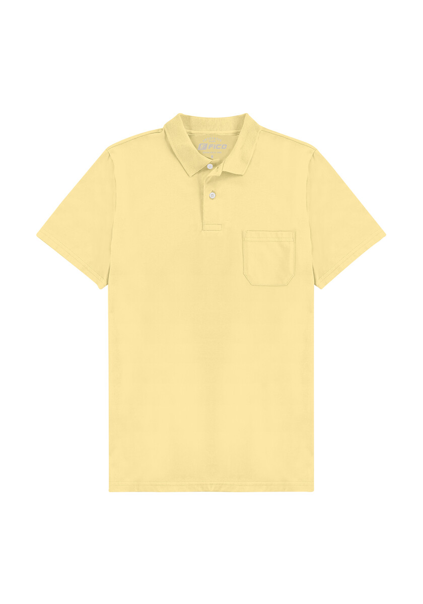 Camisa Polo Media Malla - Amarillo 