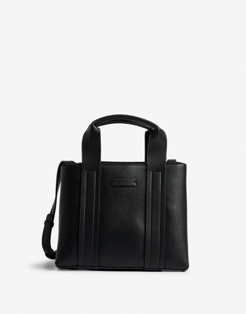 City Basicos Cartera City Con Doble Asa - Negro