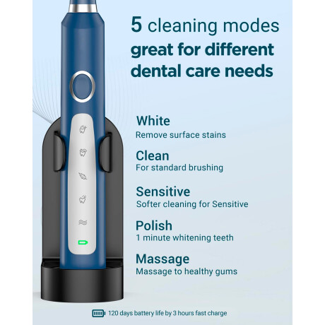 Cepillo de Dientes Eléctrico Rtauys M5 Sonic 41000VPM 001