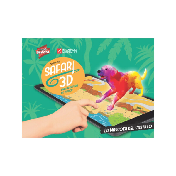 Libro Safari 3D La mascota del castillo Única