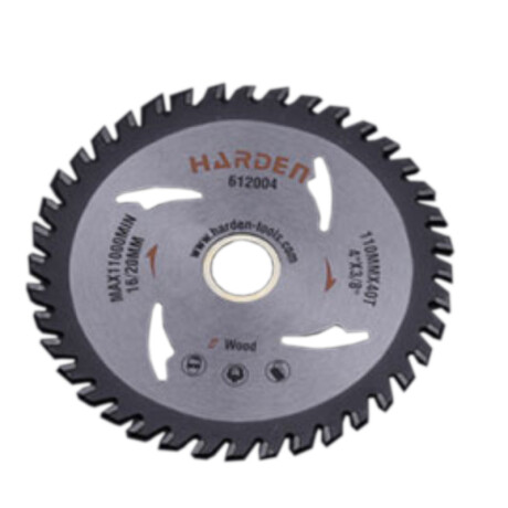 DISCO DE SIERRA PARA MADERA 110MM 40 DIENTES HARDEN ++ N/a