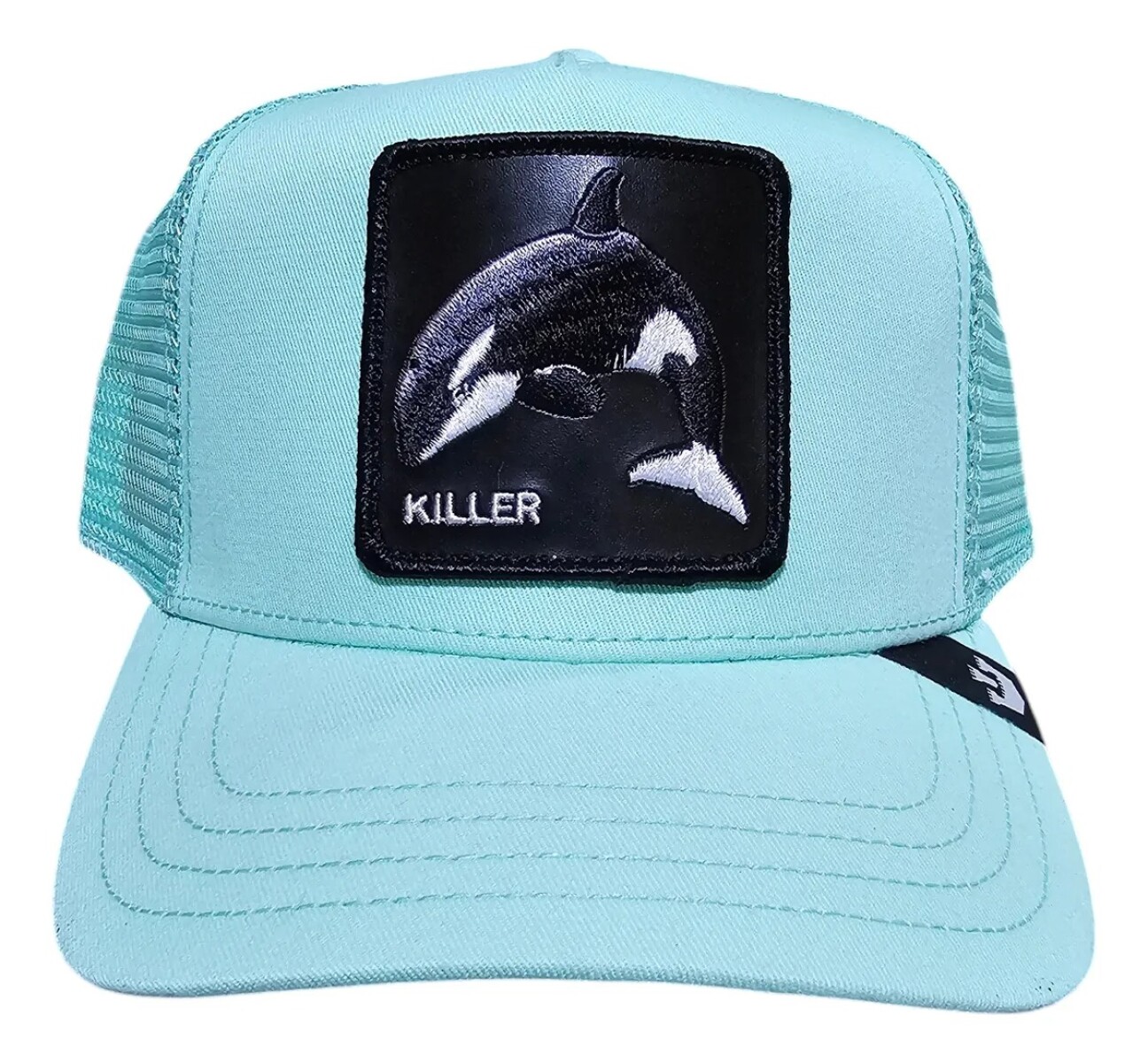 Gorra Goorin Bros Trucker Baseball - The Killer Orca - Verde Agua 
