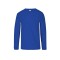 Camiseta a la base niño manga larga Azul Royal