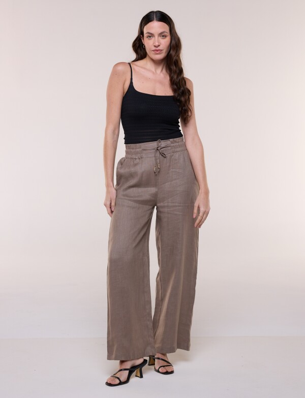 Top Crop Texturado Con Breteles Dobles NEGRO