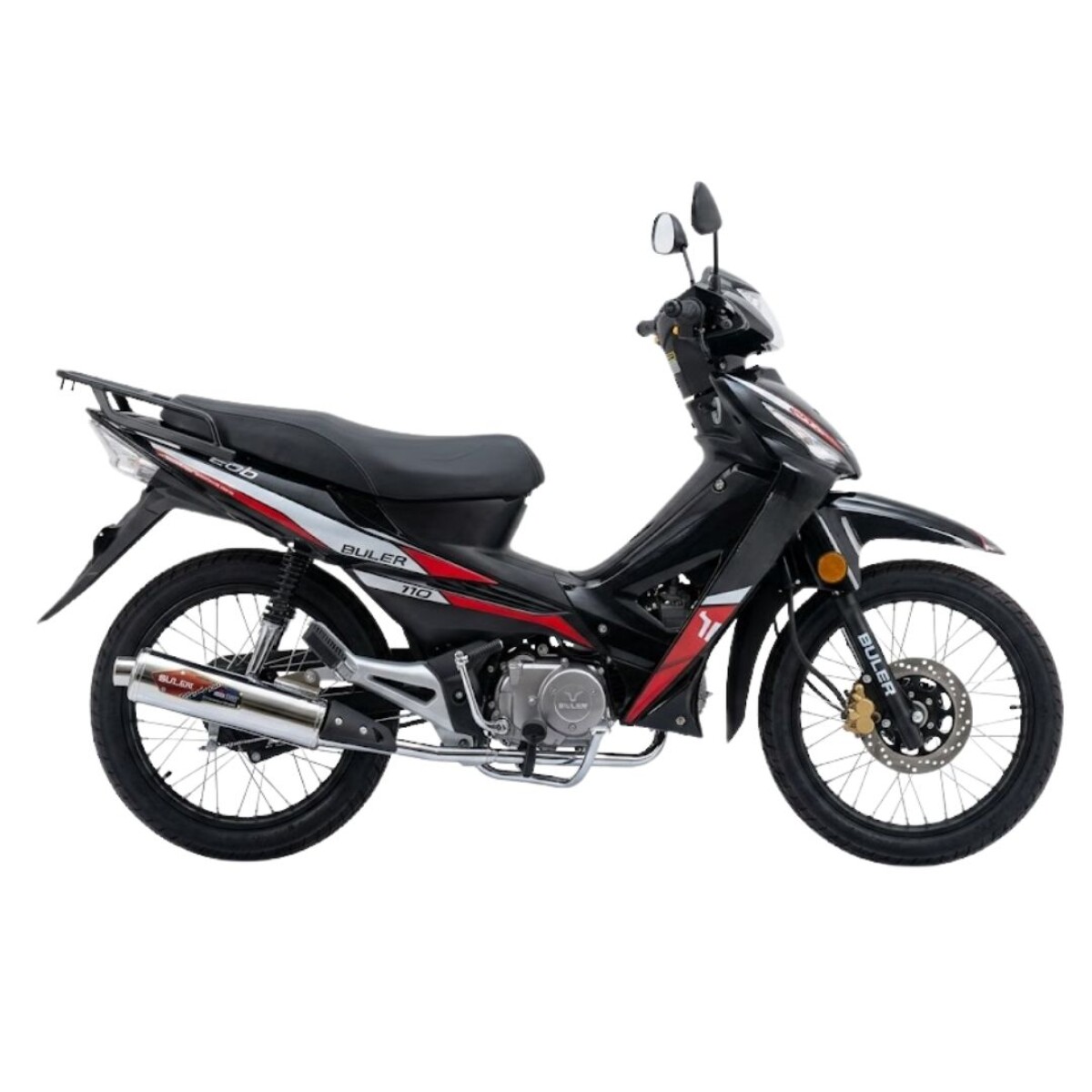 Moto Buler Cub 110cc Rayos - Negro 