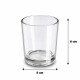 VASO DE VIDRIO PARA VELAS X12 Vaso De Vidrio Para Velas X12