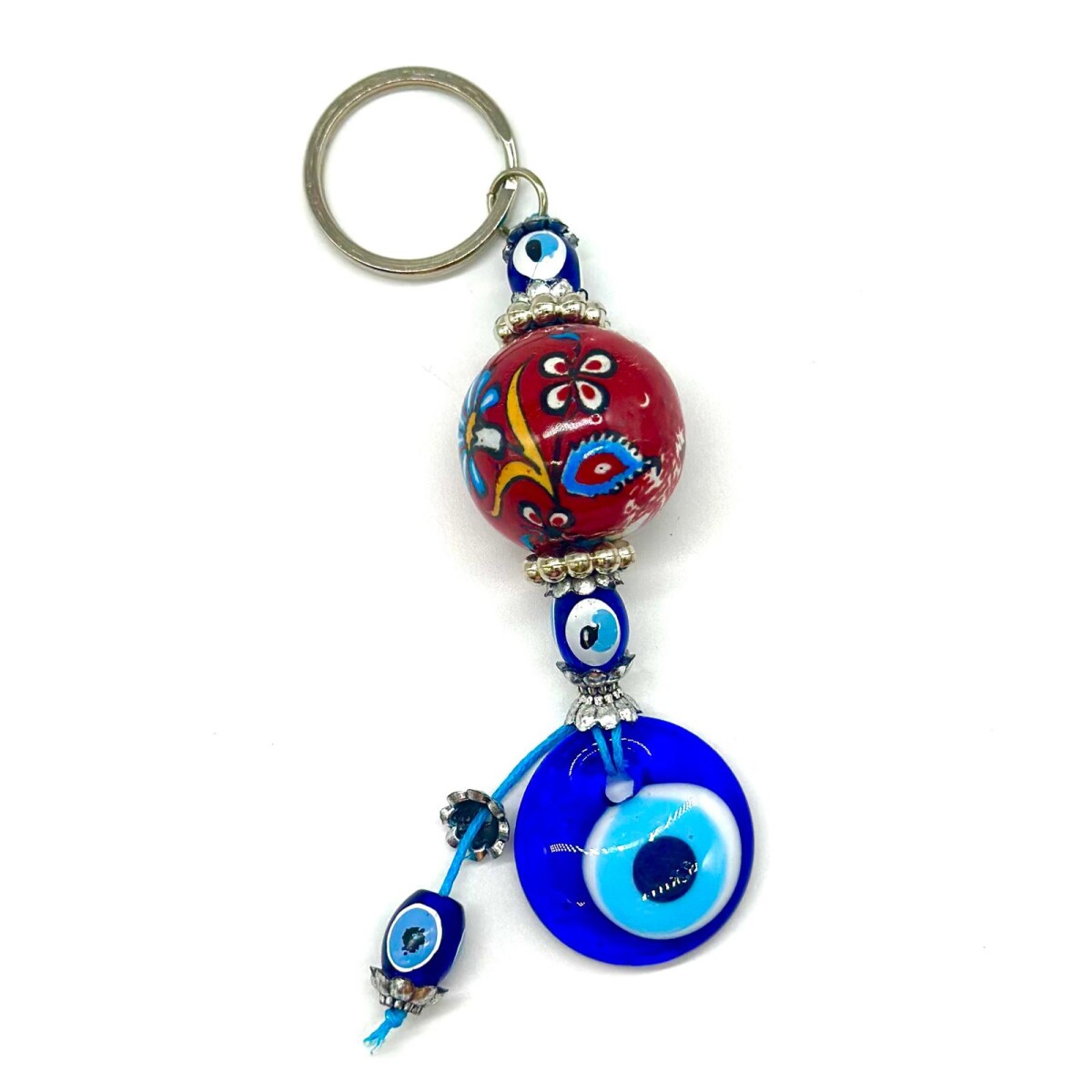 Llavero de cerámica ojo turco - Modelo 2 