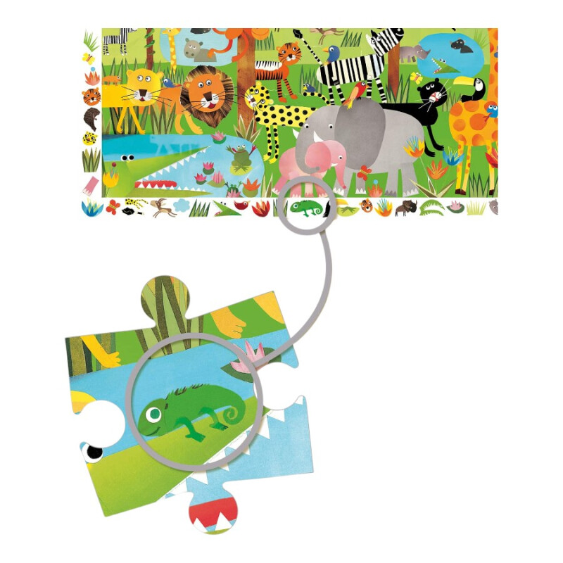Puzzle Observación Jungla Djeco Puzzle Observación Jungla Djeco