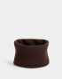 Cuellos Clasico Cuellos - Marron Chocolate