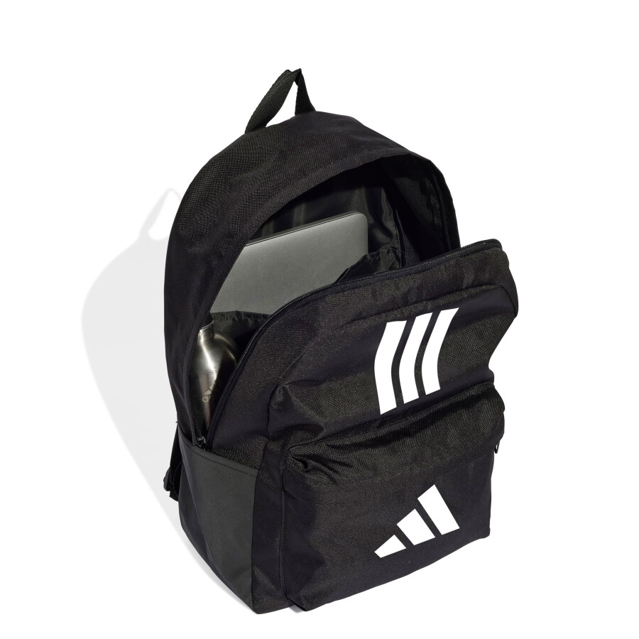 Mochila Adidas Clasica 3 Barras Negro
