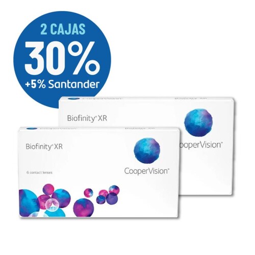 Set Biofinity Esferico Xr X 2 Cajas Blanco