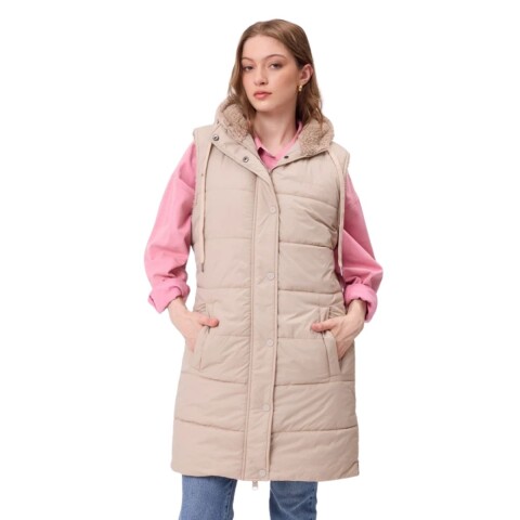 CHALECO DINLO XS-XL BEIGE