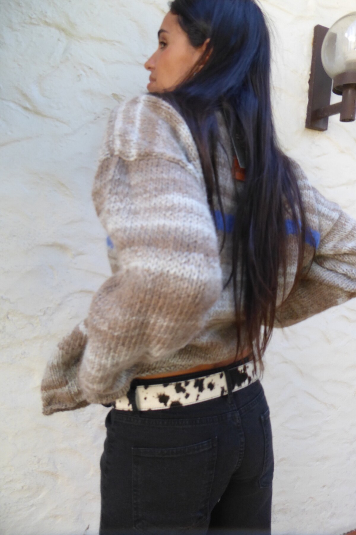 Total Print Belt Negro / Plateado