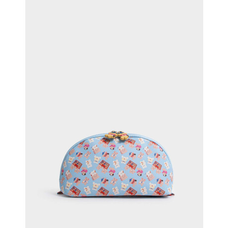 Porta Cosméticos Azul Celeste