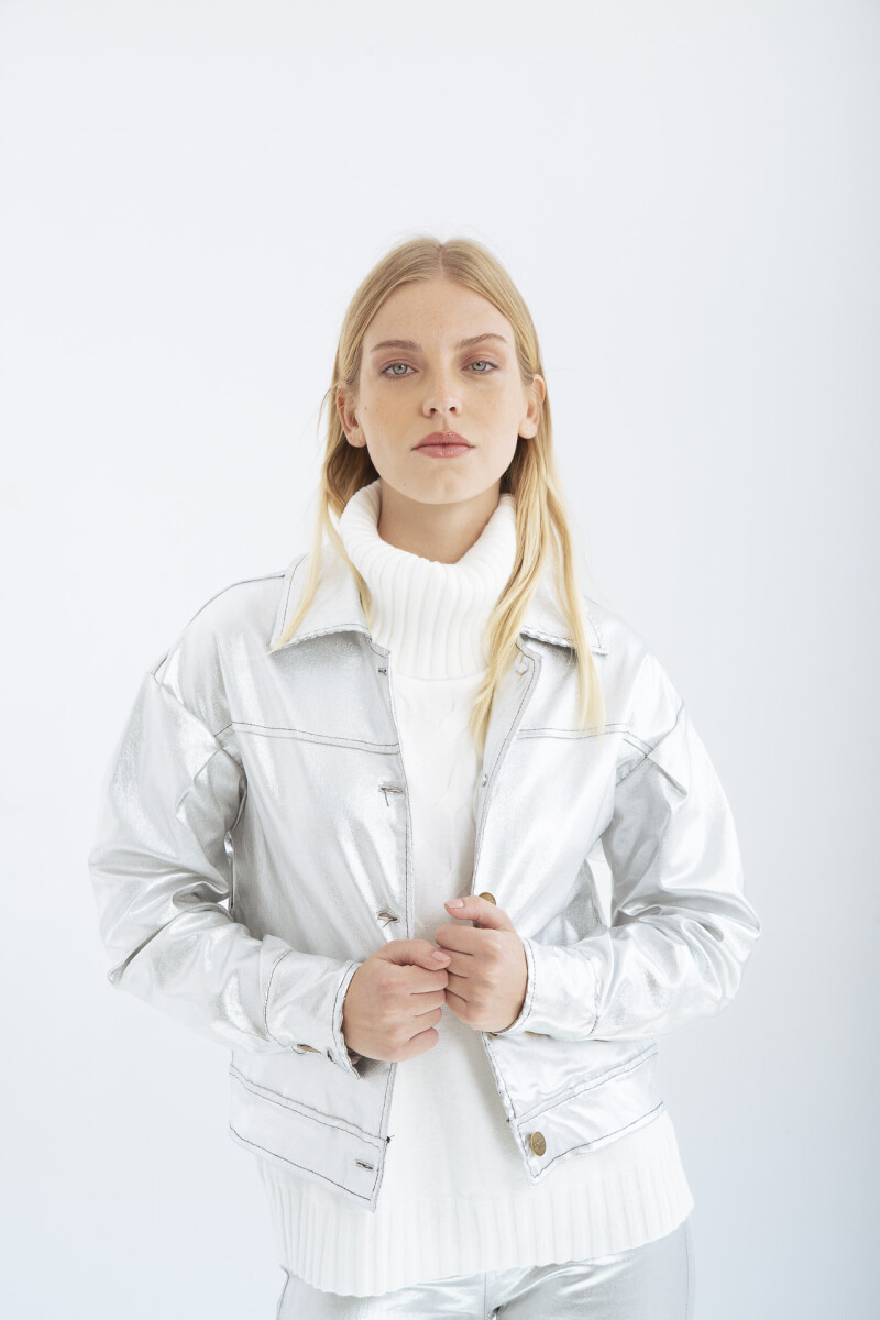 Campera Amazonia Plateado