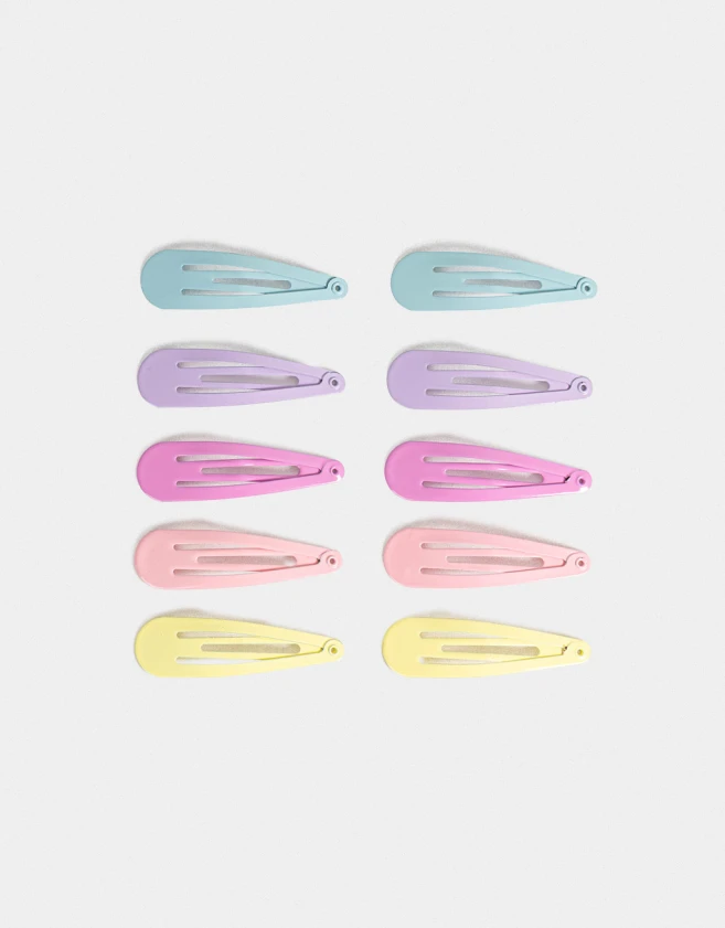 Hebillas Tic Tac Classic Set De Hebillas Tic Tac - Combinacion Multicolor