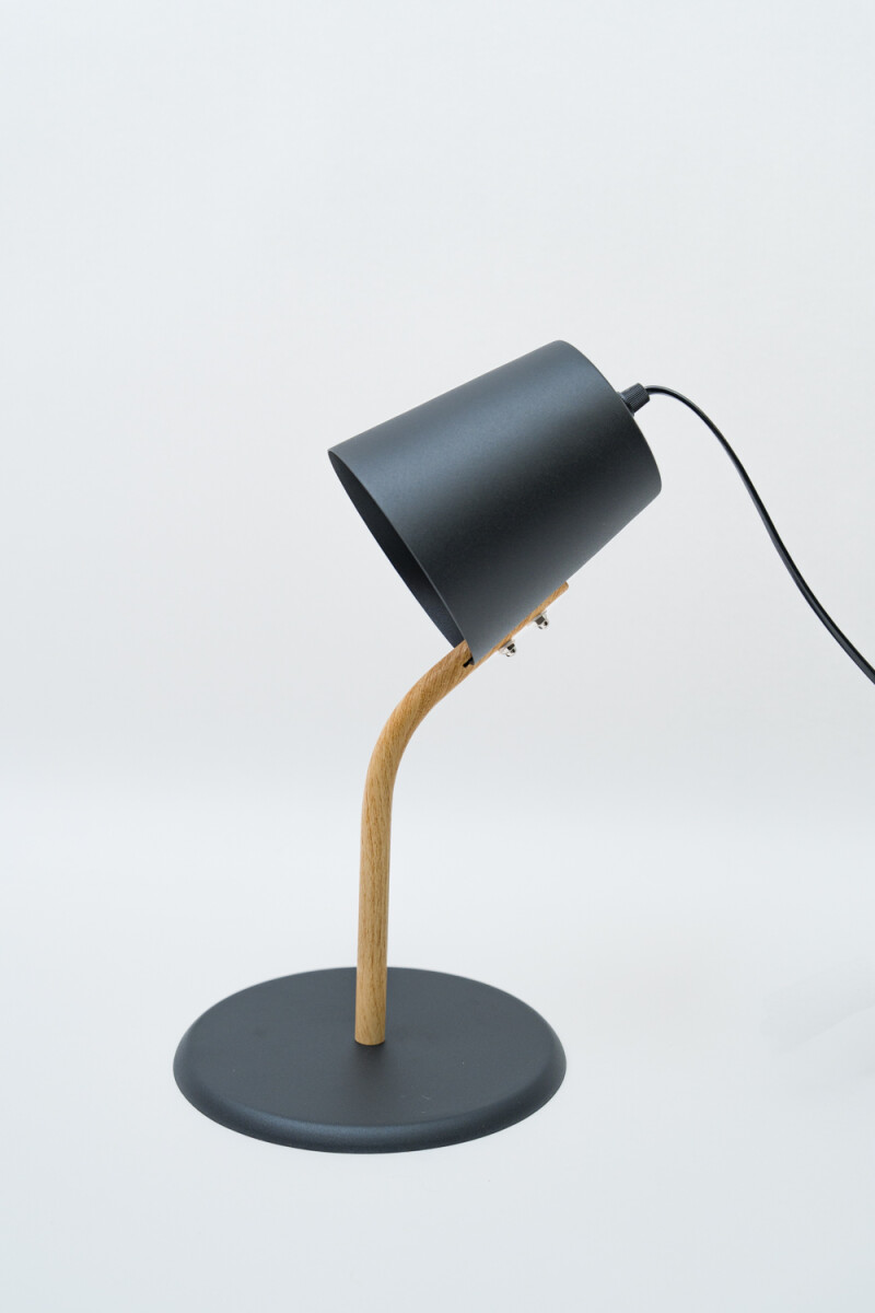 Lampara De Mesa Bionne - Negro 