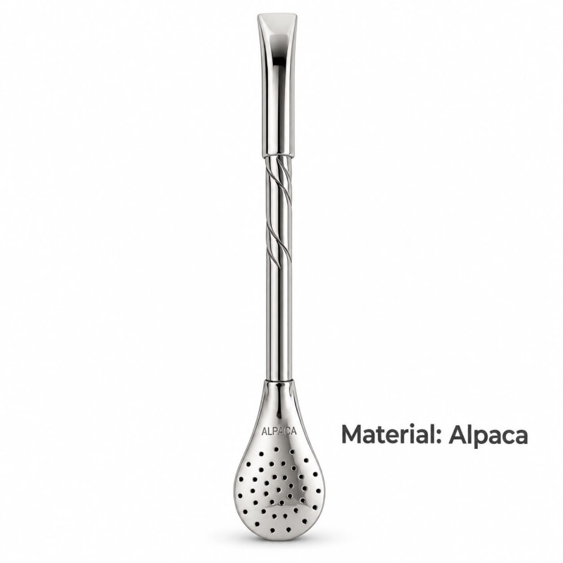 Bombilla de Alpaca Fina 17cm Opcion 1